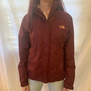 Maroon Northface Wind Breaker